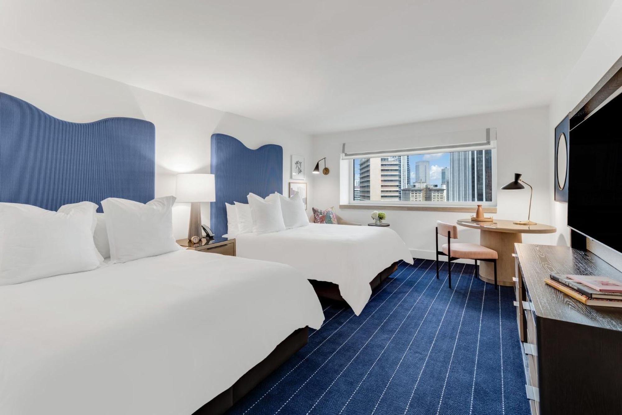 Classic Queen Room with Two Queen Beds and City View